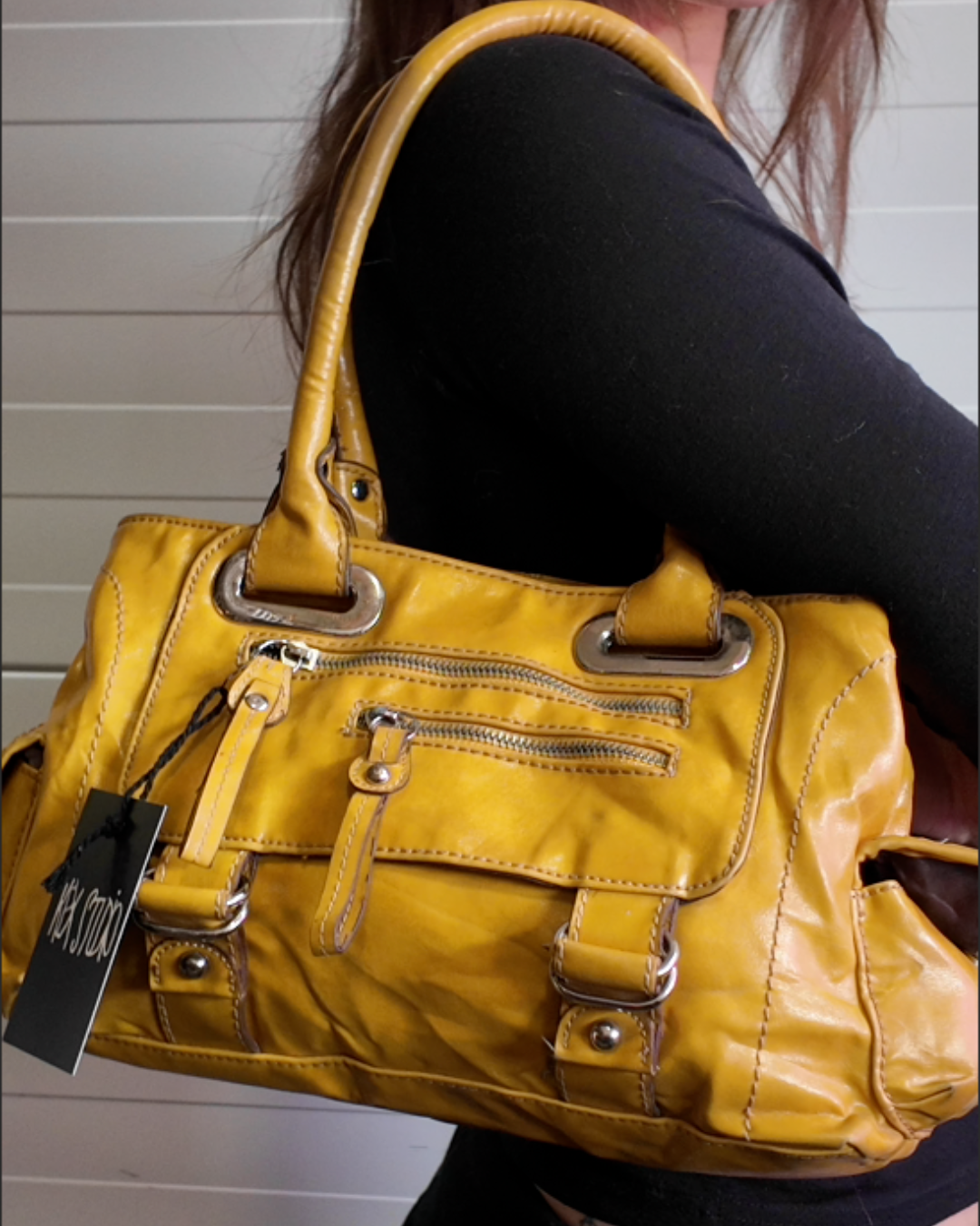 Gul pocket detail taska