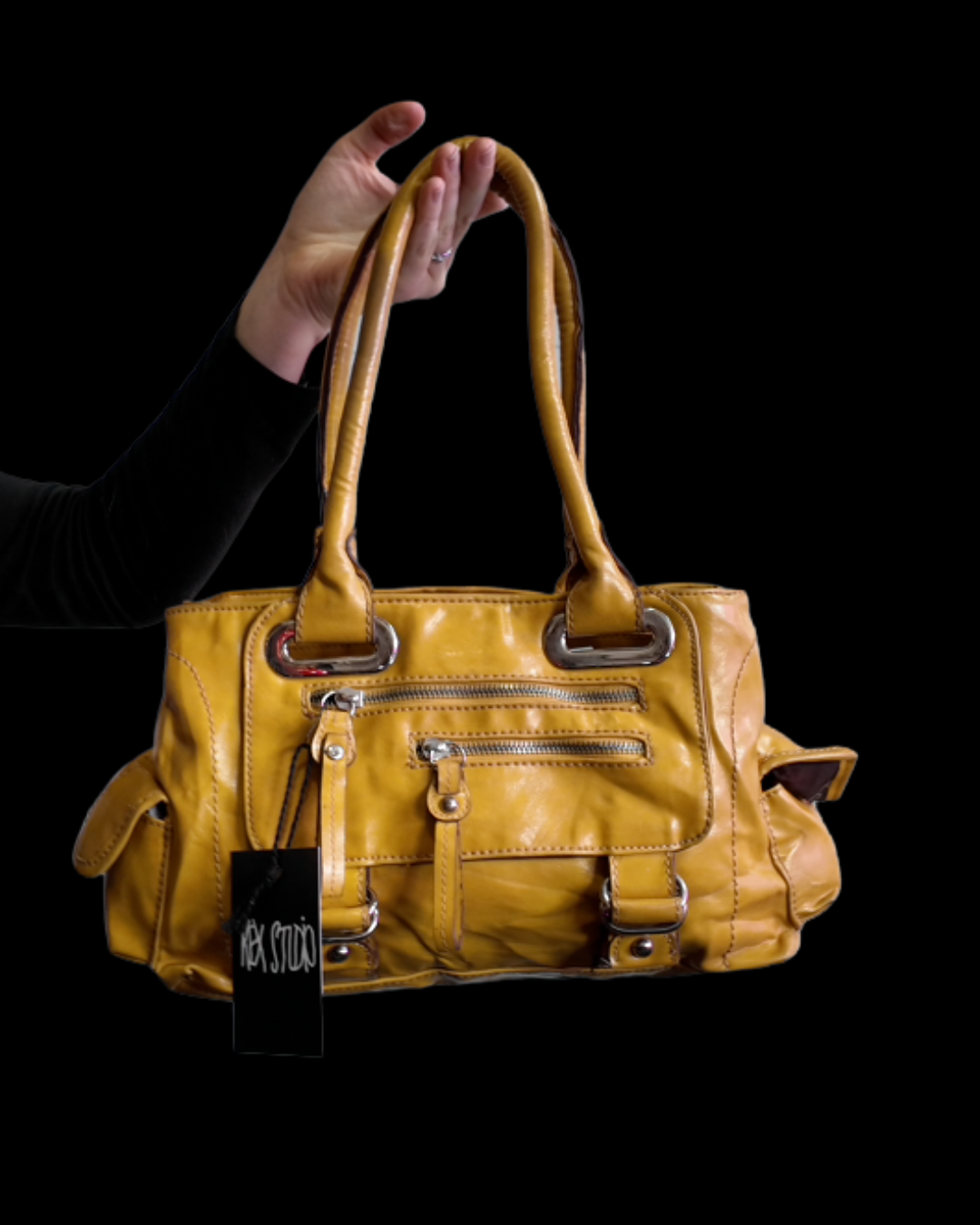 Gul pocket detail taska