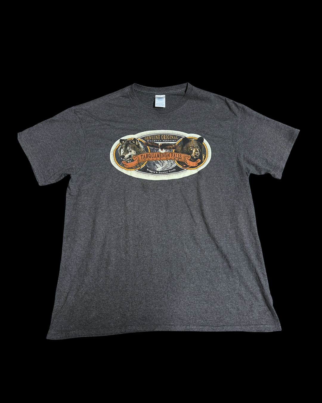 Grár animal graphic tee