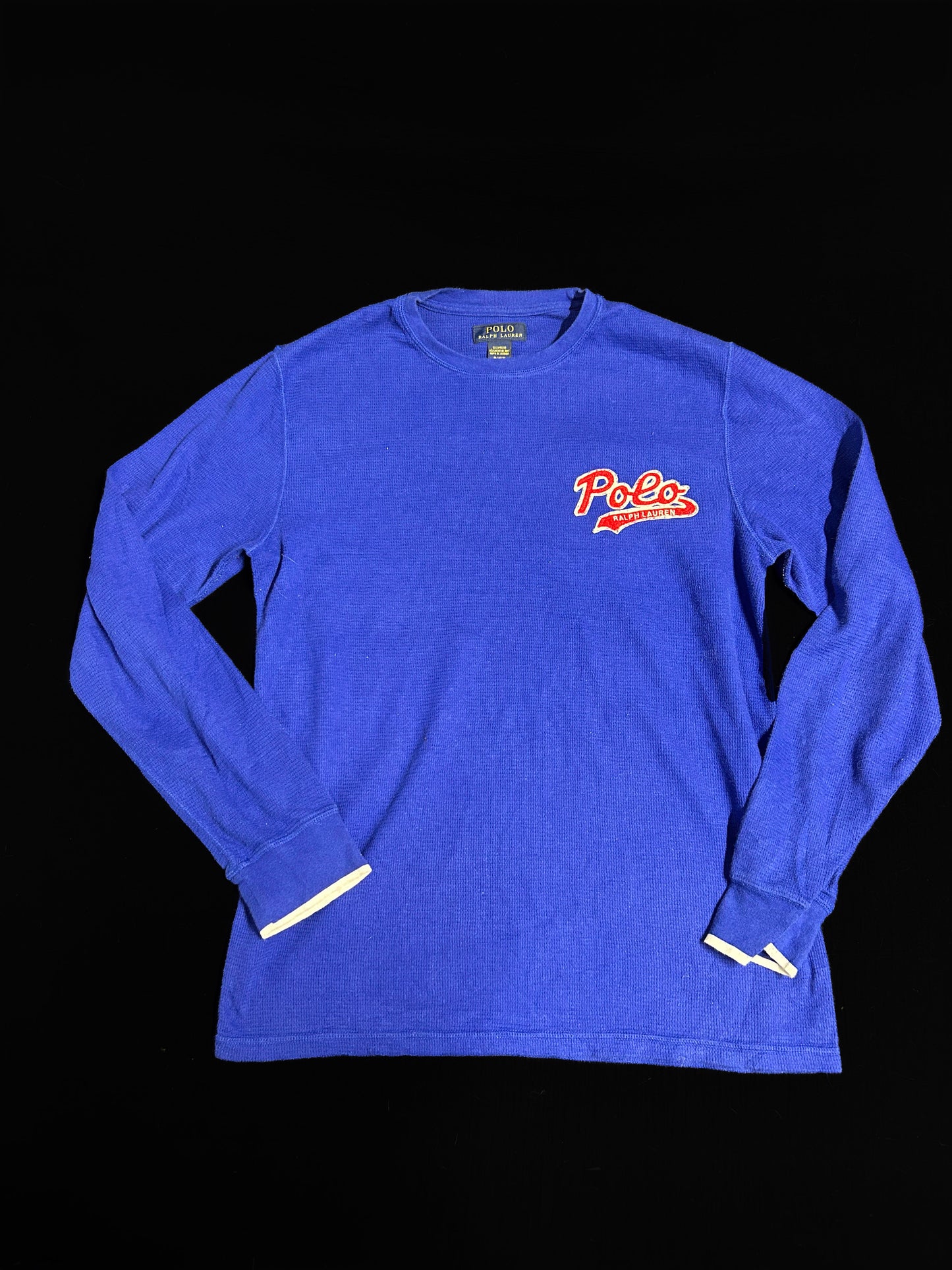 Blá PRL graphic thermal peysa