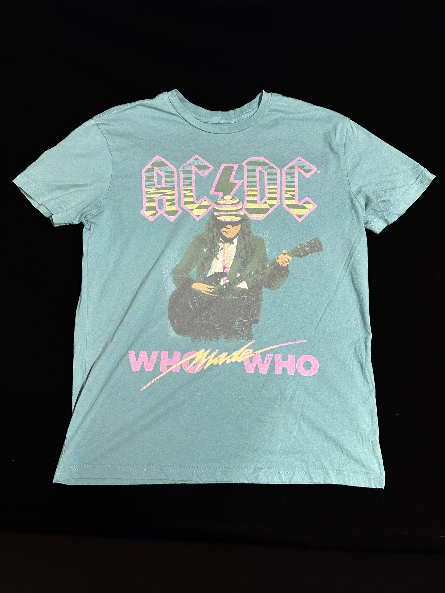 ACDC sægrænn graphic tee