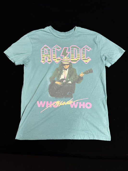 ACDC sægrænn graphic tee